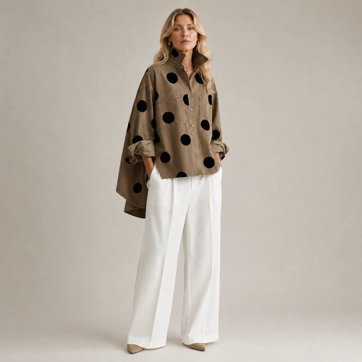Muriel Polka Dot Shirt