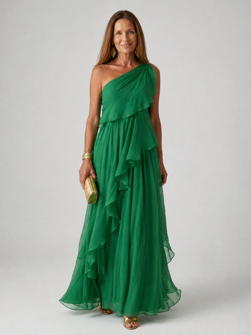 FLORENTYNA | Ruffles for a Formal Evening