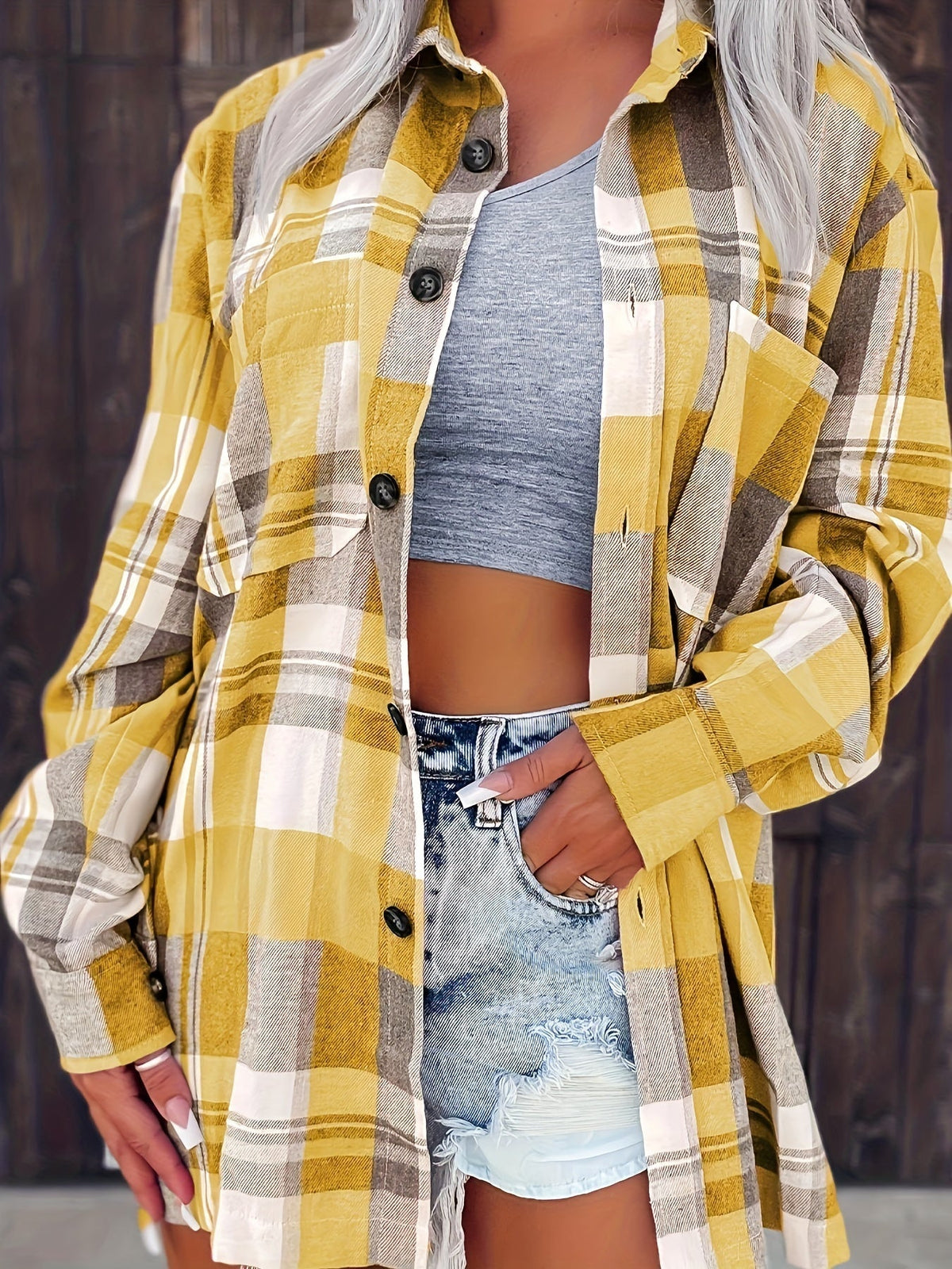 CLARA & OLIVE | WOMEN'S LONG-SLEEVED SUMMER SHIRT