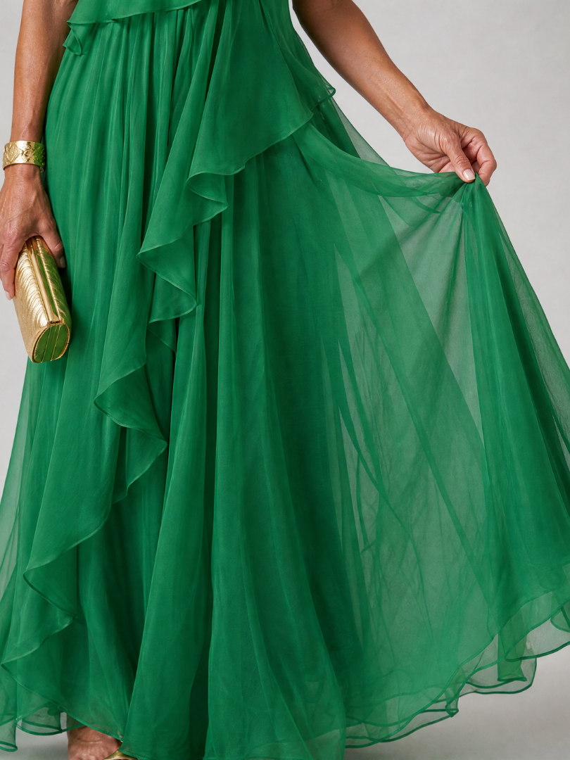 FLORENTYNA | Ruffles for a Formal Evening