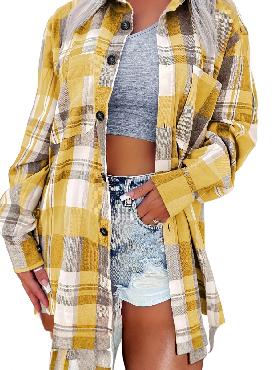 CLARA & OLIVE | WOMEN'S LONG-SLEEVED SUMMER SHIRT
